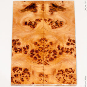 Stabilized wood oak burl panels