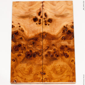 Stabilized wood oak burl panels