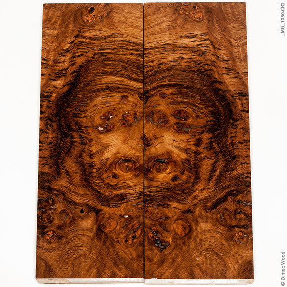 Stabilized wood oak burl panels