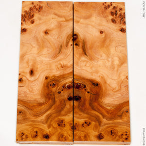 Stabilized wood oak burl panels