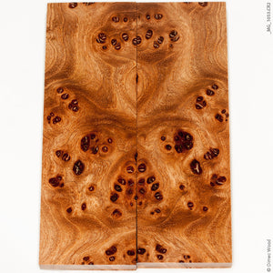 Stabilized wood oak burl panels