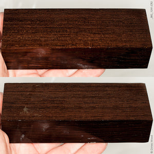 Stabilized wenge wood block