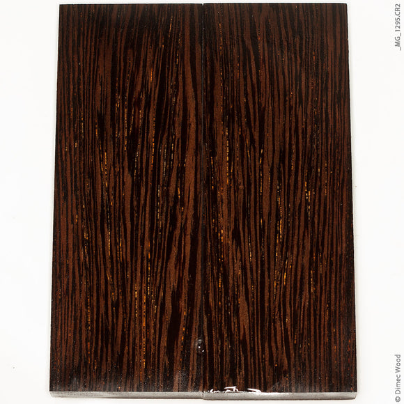 Stabilized wenge wood panels