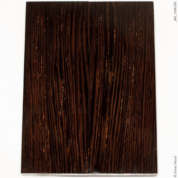 Stabilized wenge wood panels