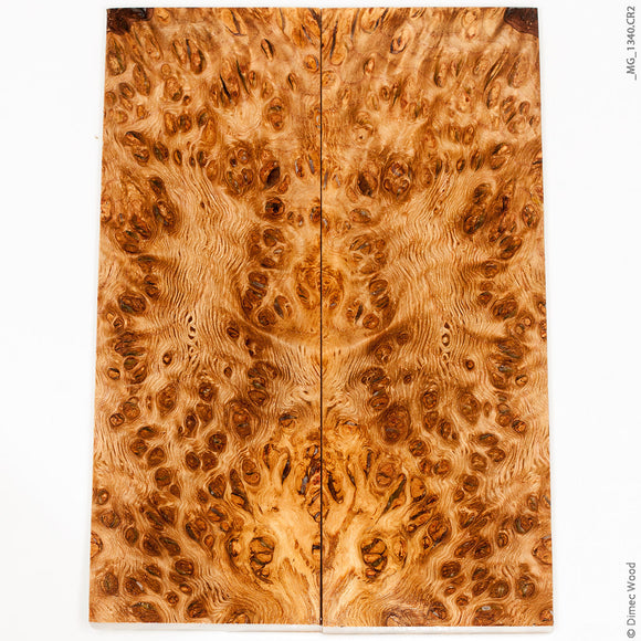 Stabilized wood oak burl panels