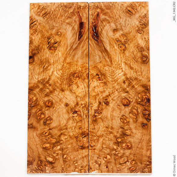 Stabilized wood oak burl panels