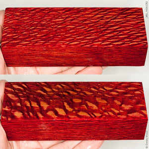 Stabilized lacewood block