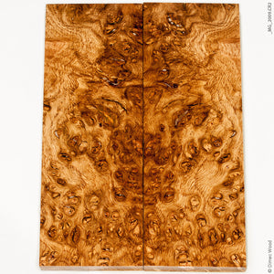 Stabilized wood oak burl panels