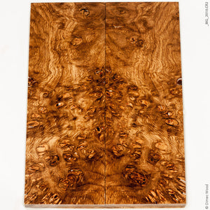 Stabilized wood oak burl panels