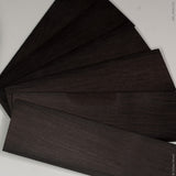 Stabilized black hornbeam wood panels