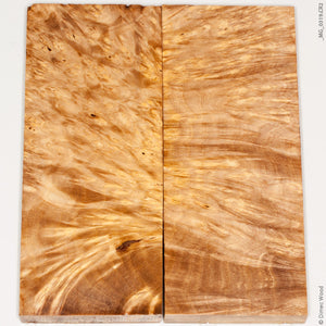 Stabilized wood box elder burl panels