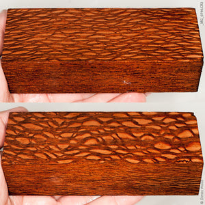 Stabilized lacewood block