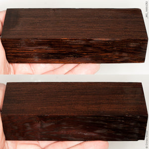 Stabilized wenge wood block