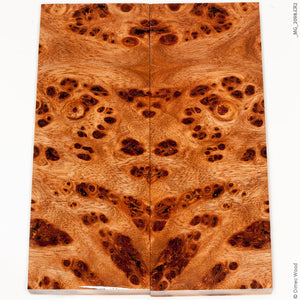 Stabilized wood elm burl panels