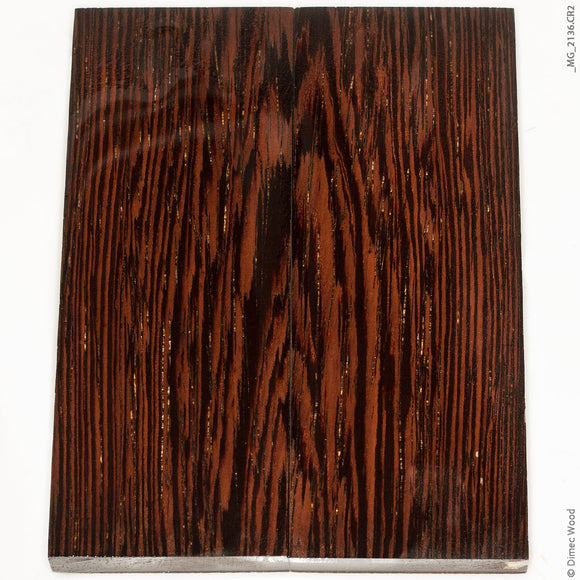 Stabilized wenge wood panels