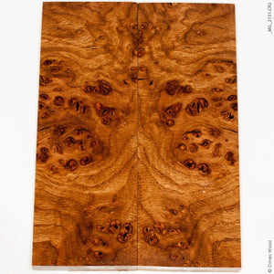 Stabilized wood oak burl panels