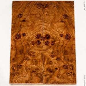 Stabilized wood oak burl panels