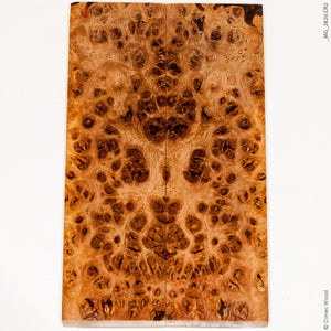 Stabilized wood oak burl panels