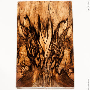 Stabilized spalted mango wood panels