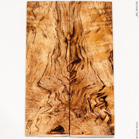 Stabilized spalted mango wood panels