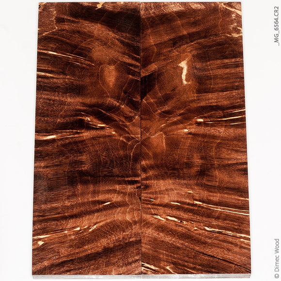 Stabilized wood box elder burl panels