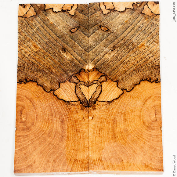 Stabilized spalted maple wood panels