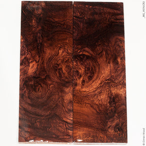 Natural wood honduran rosewood burl panels