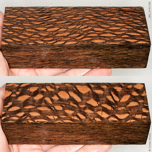 Stabilized lacewood block