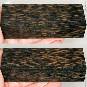 Stabilized lacewood block