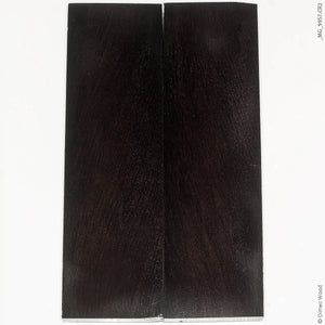 Stabilized black hornbeam wood panels